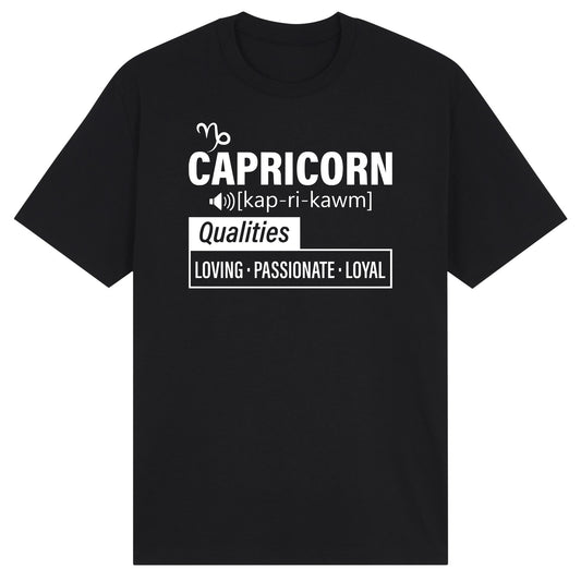 Capricorn Zodiac- Design A