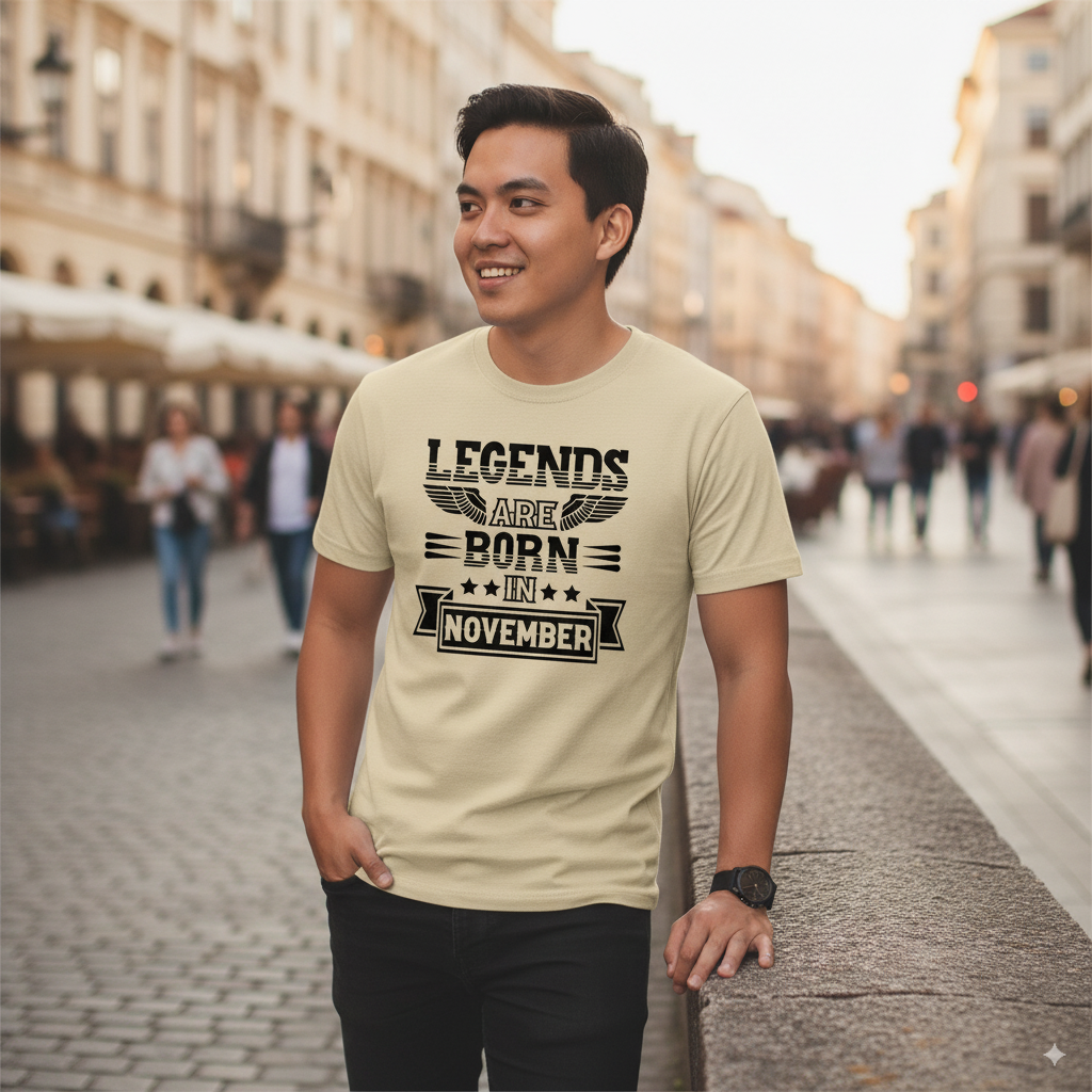 Legends Are Born in November- Design B