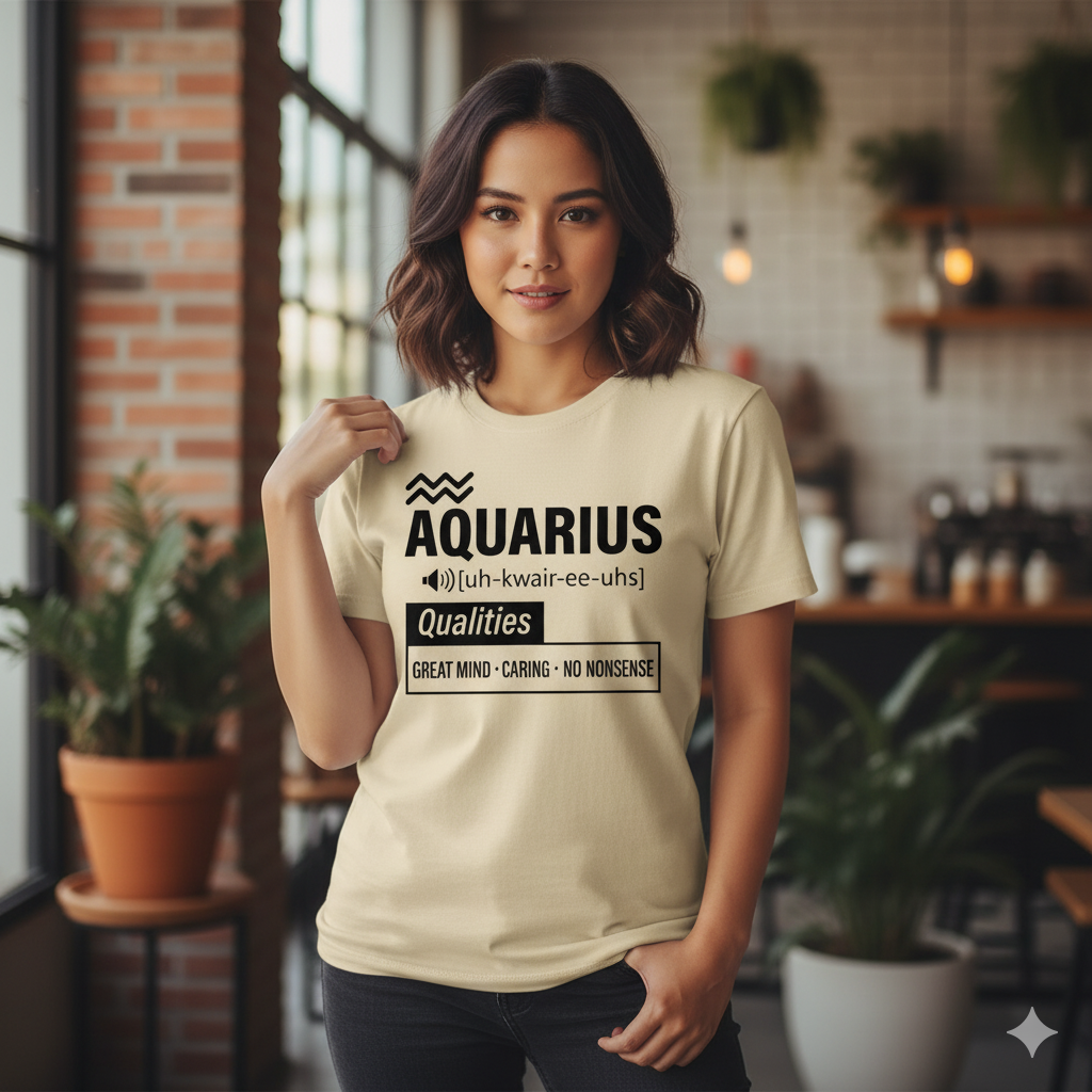 Aquarius Zodiac- Design A