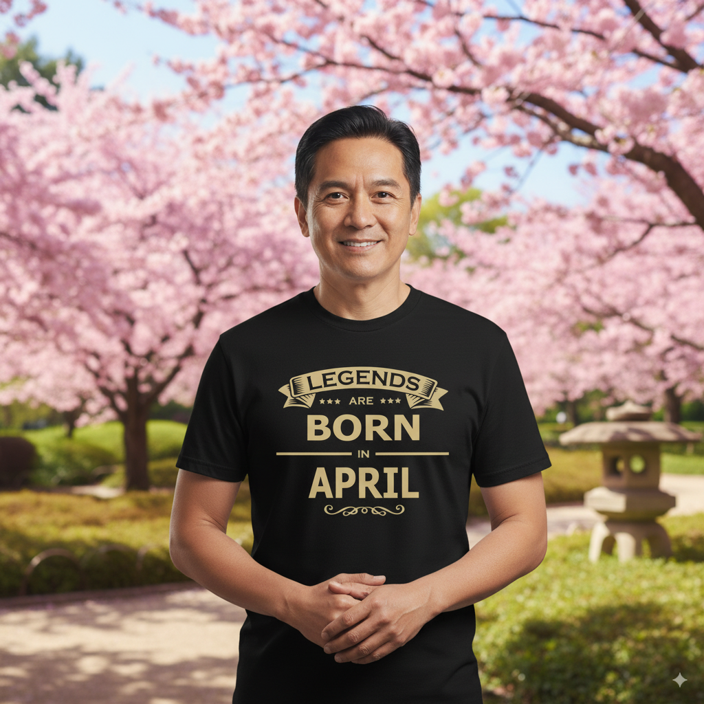 Legends Are Born in April - Design A