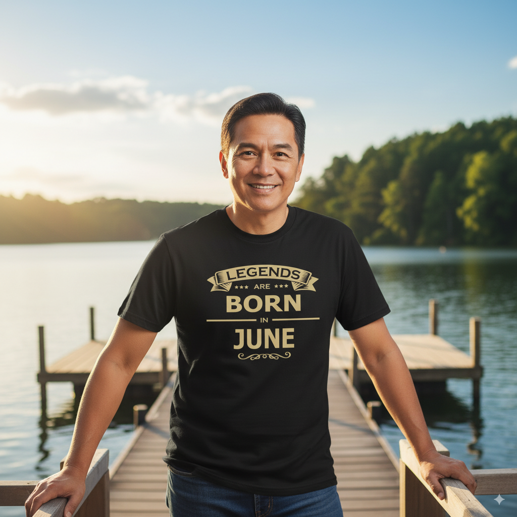 Legends Are Born in June - Design A