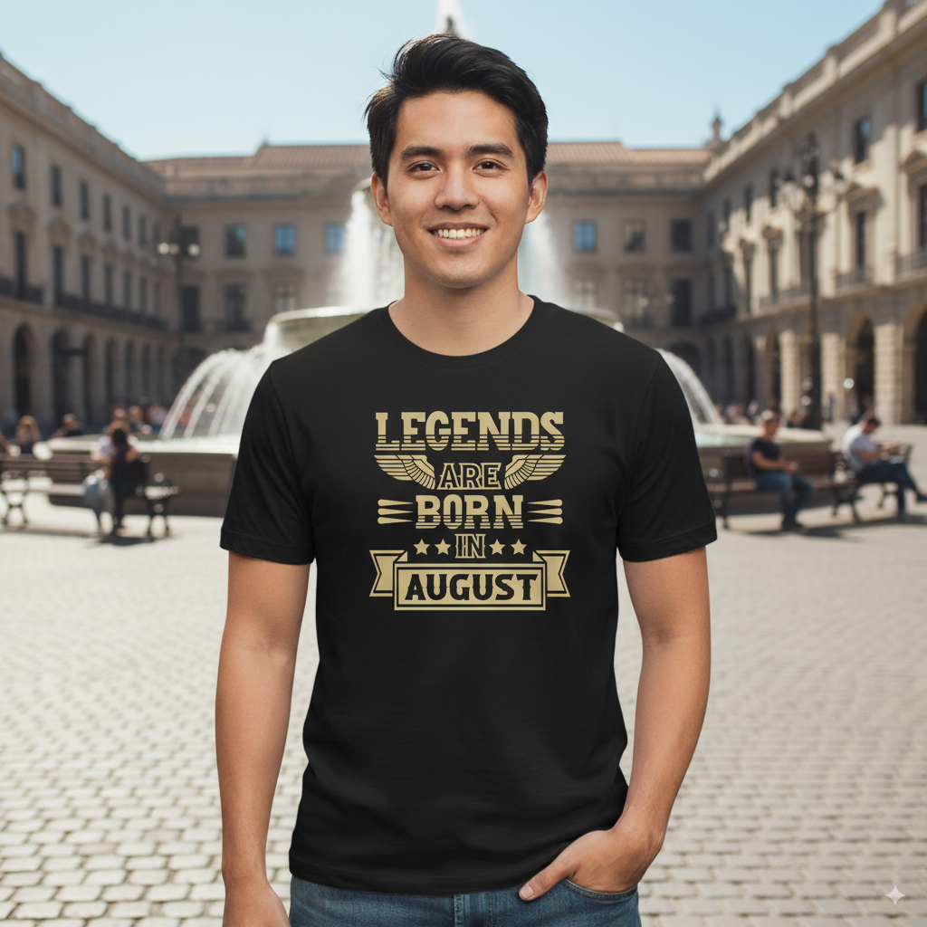 Legends Are Born in August - Design B