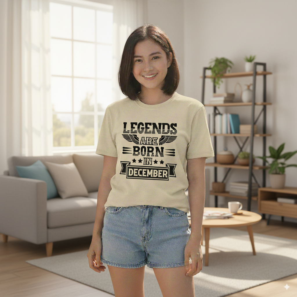 Legends Are Born in December- Design B