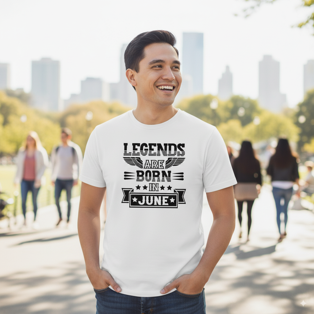 Legends Are Born in June - Design B