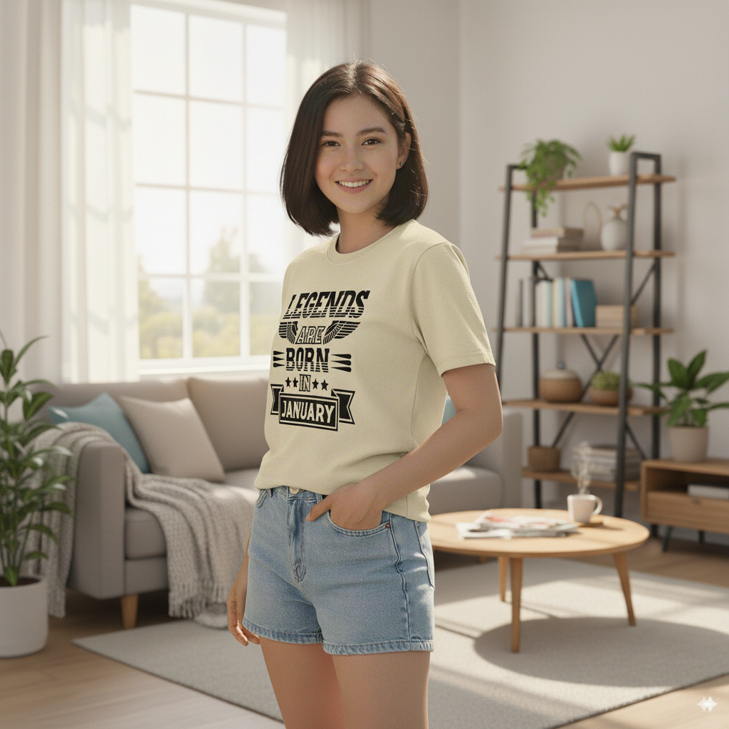 Legends Are Born in January - Design A