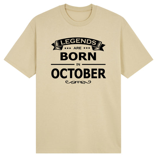 Legends Are Born in October- Design A