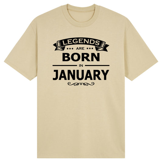 Legends Are Born in January - Design A