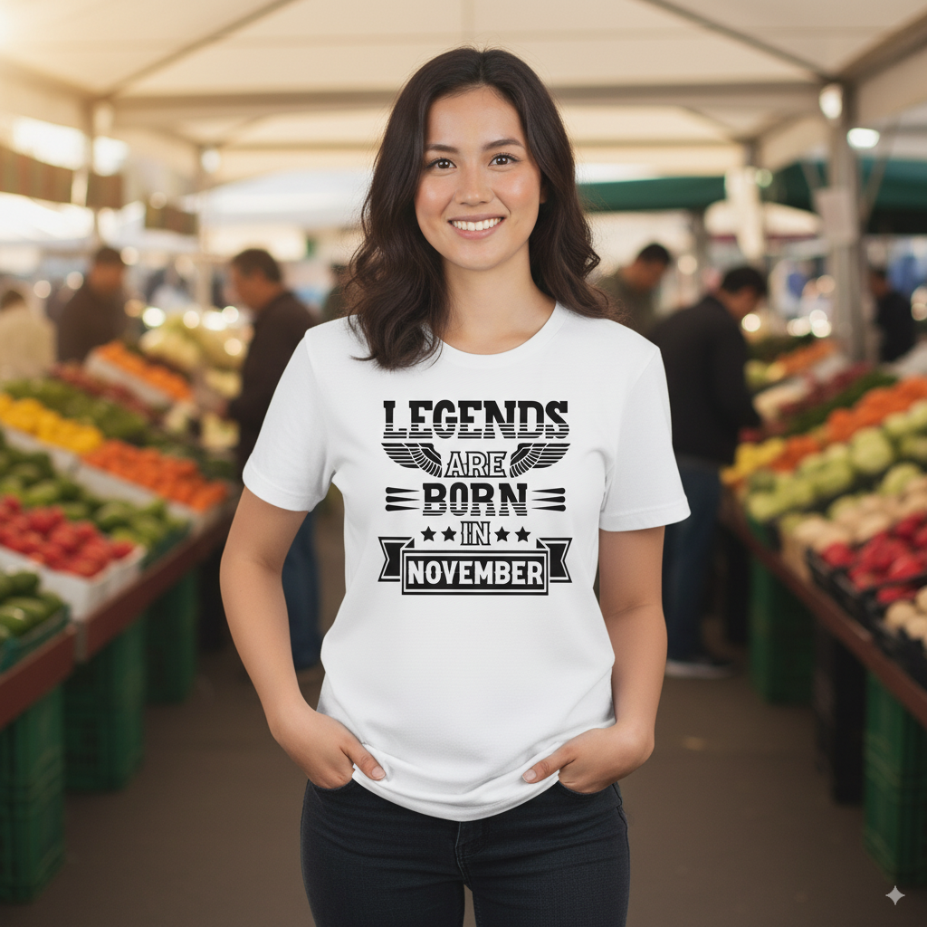 Legends Are Born in November- Design B