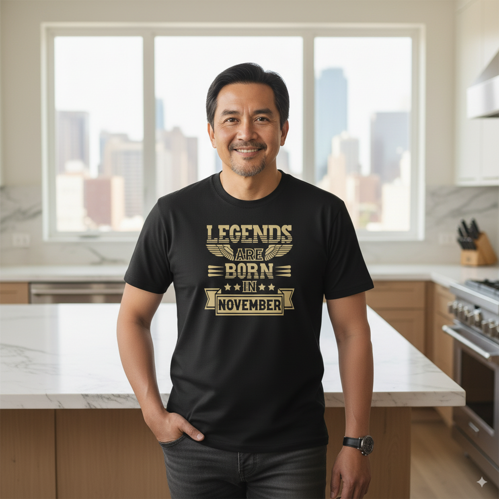 Legends Are Born in November- Design B