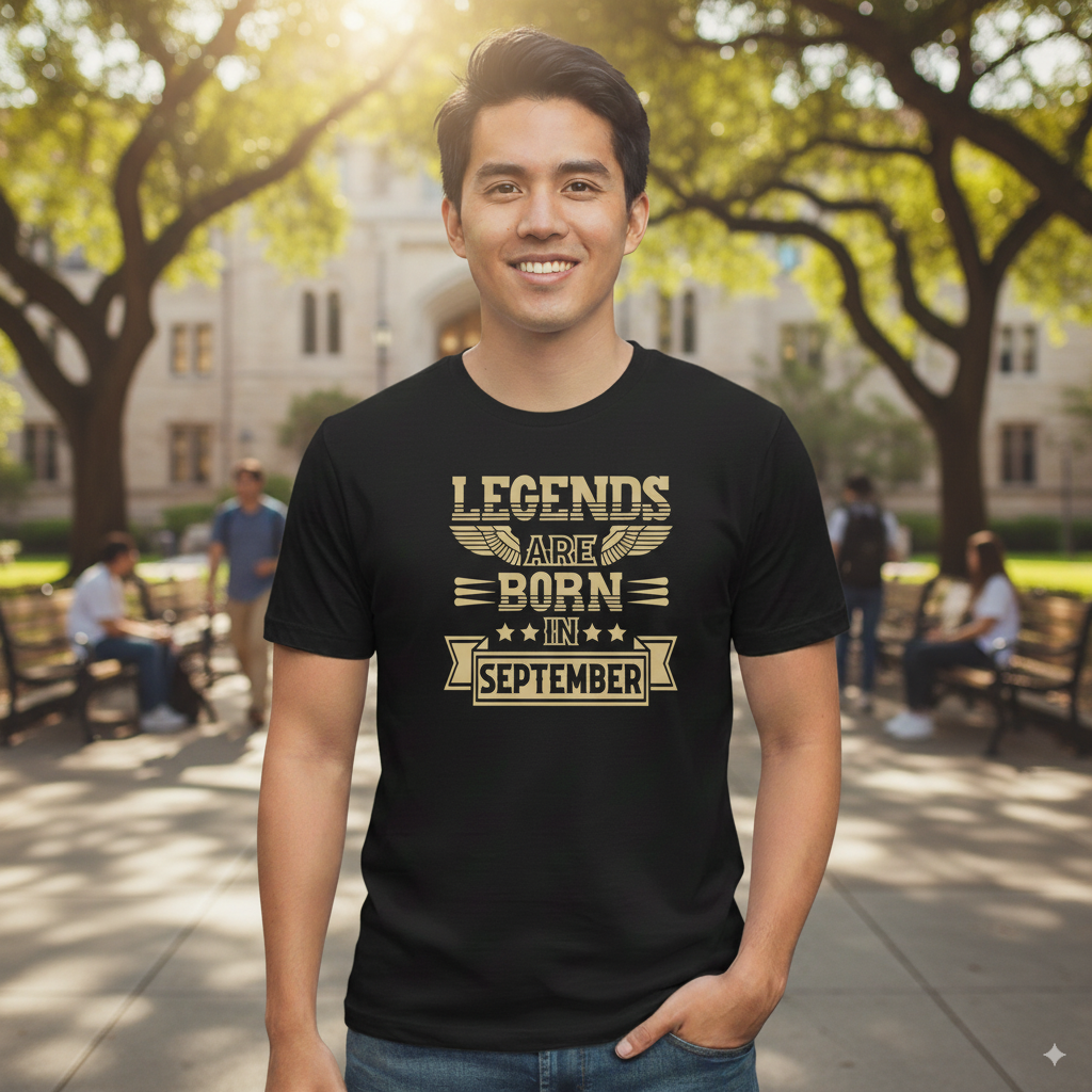 Legends Are Born in September- Design B