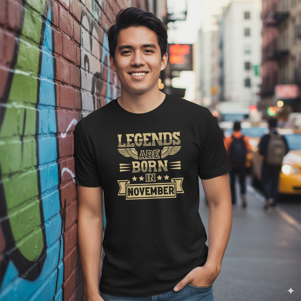 Legends Are Born in November- Design B