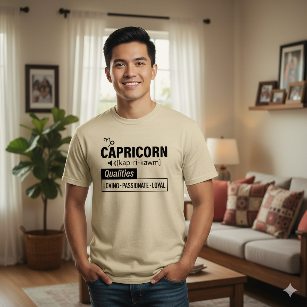 Capricorn Zodiac- Design A