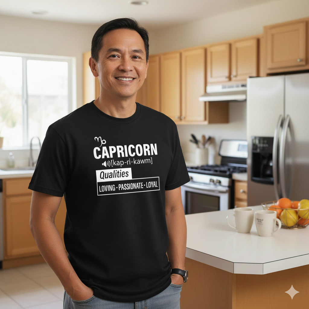 Capricorn Zodiac- Design A