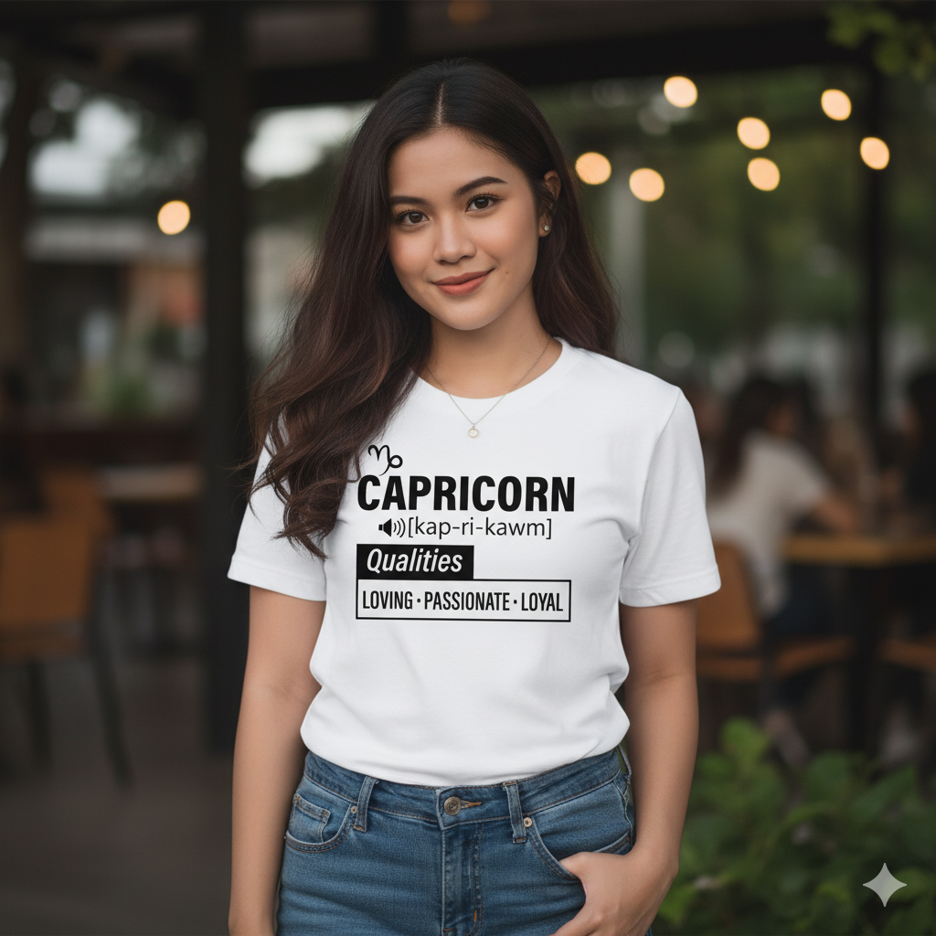 Capricorn Zodiac- Design A