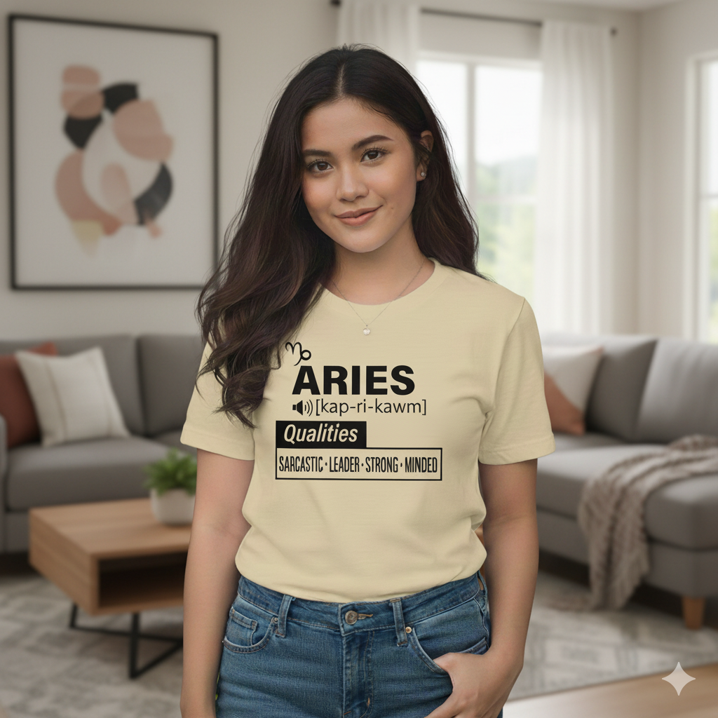 Aries Zodiac- Design A