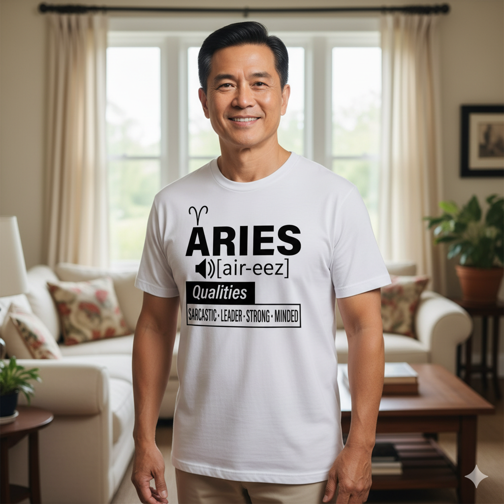 Aries Zodiac- Design A
