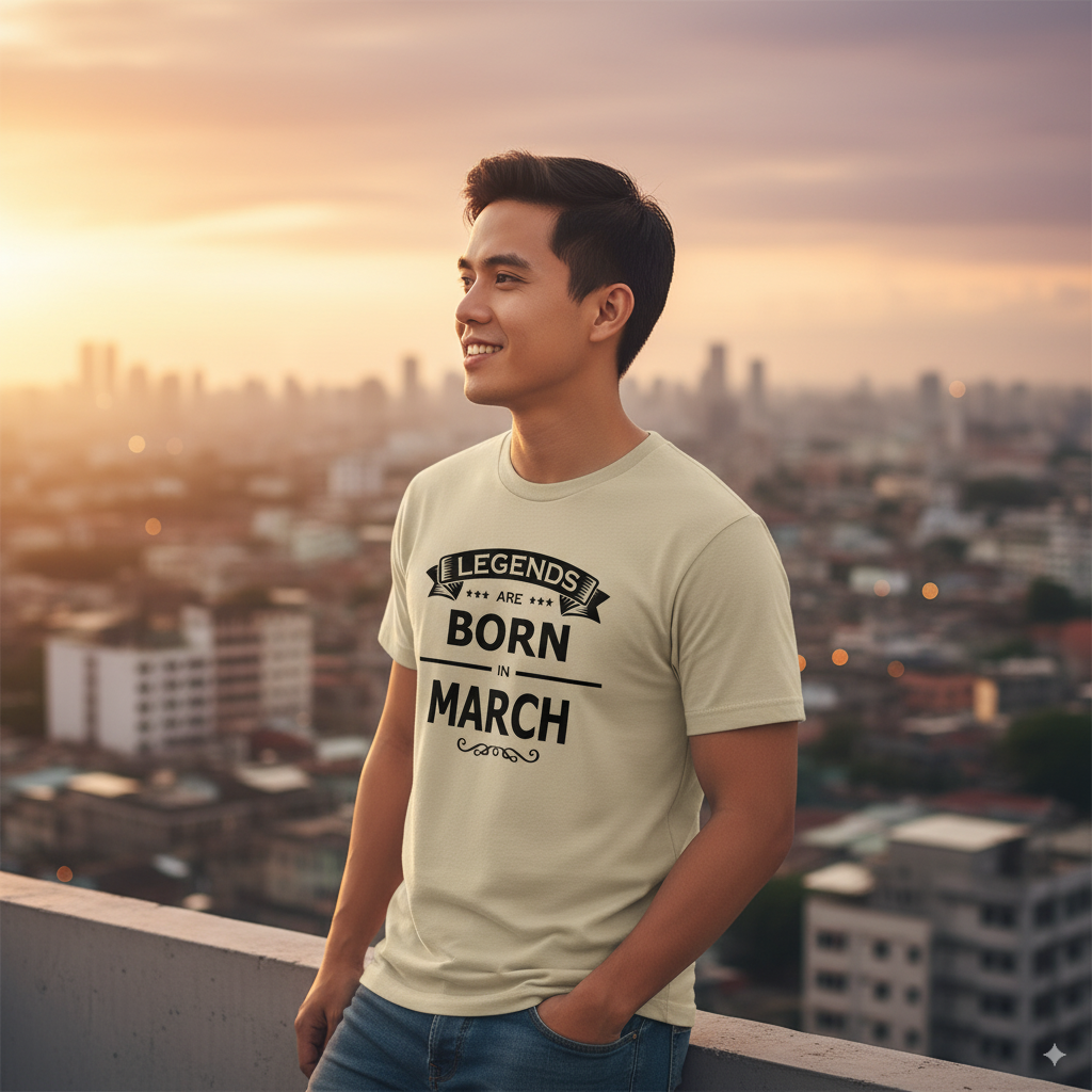 Legends Are Born in March - Design A