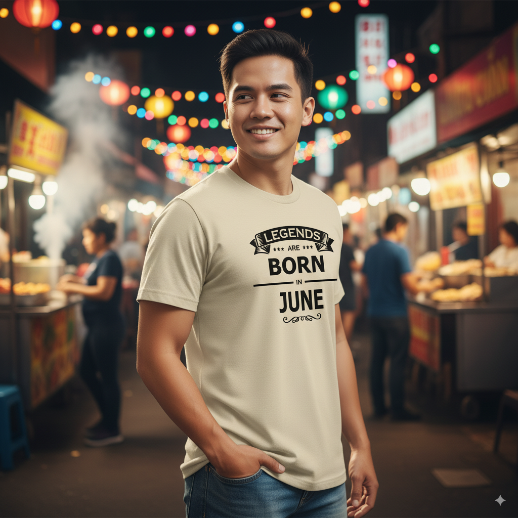 Legends Are Born in June - Design A