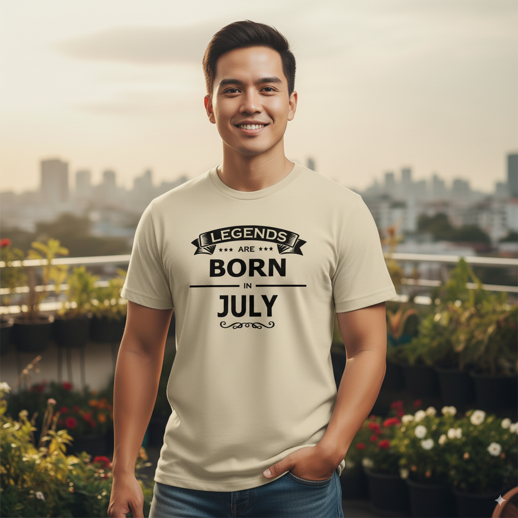 Legends Are Born in July - Design A