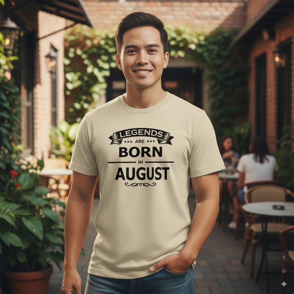 Legends Are Born in August - Design A