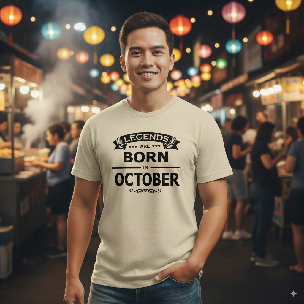 Legends Are Born in October- Design A