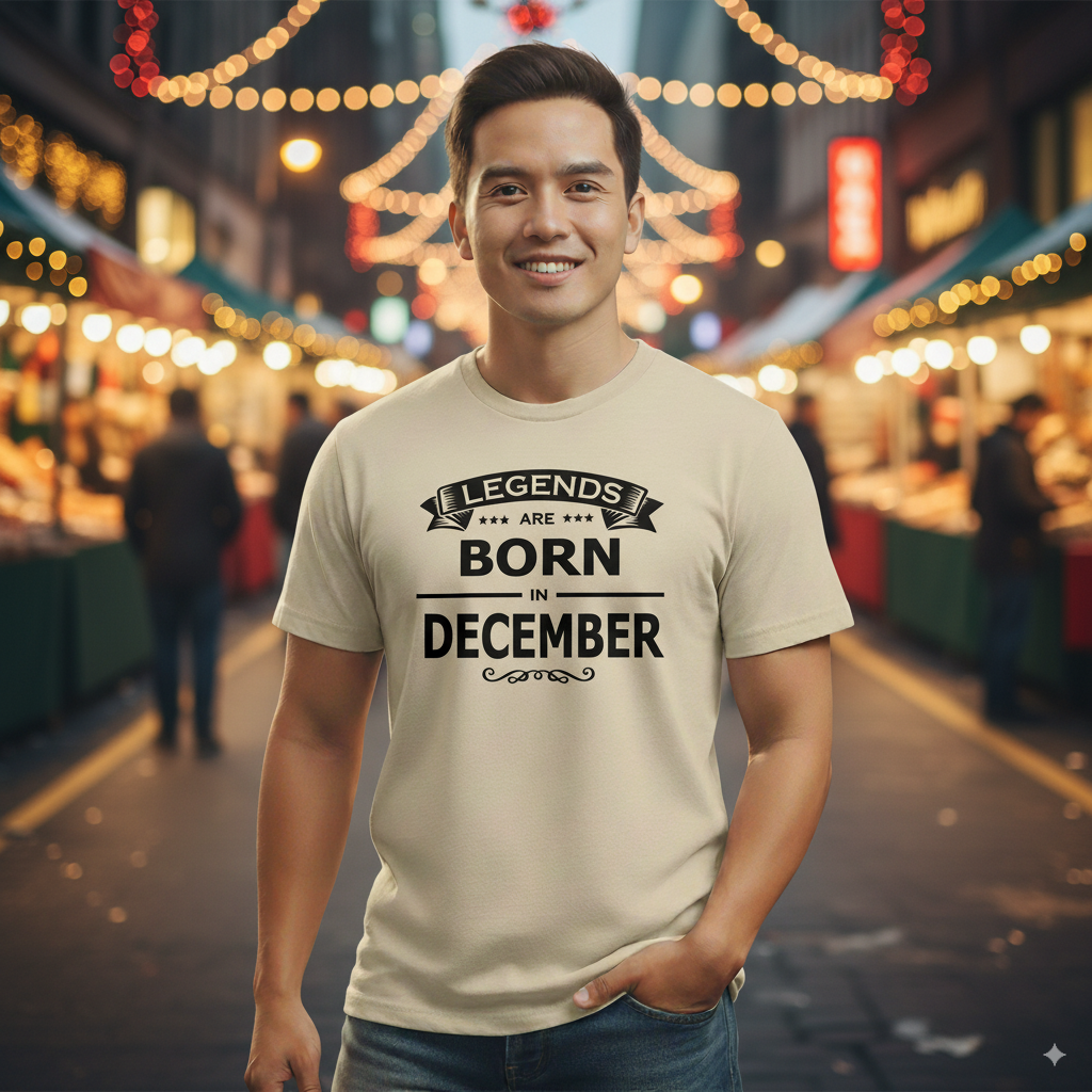 Legends Are Born in December- Design A
