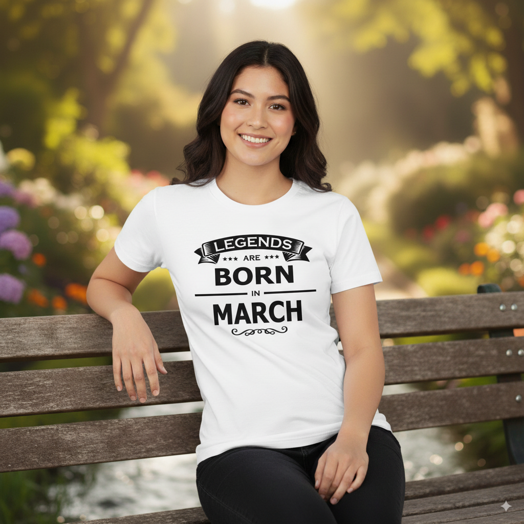 Legends Are Born in March - Design A