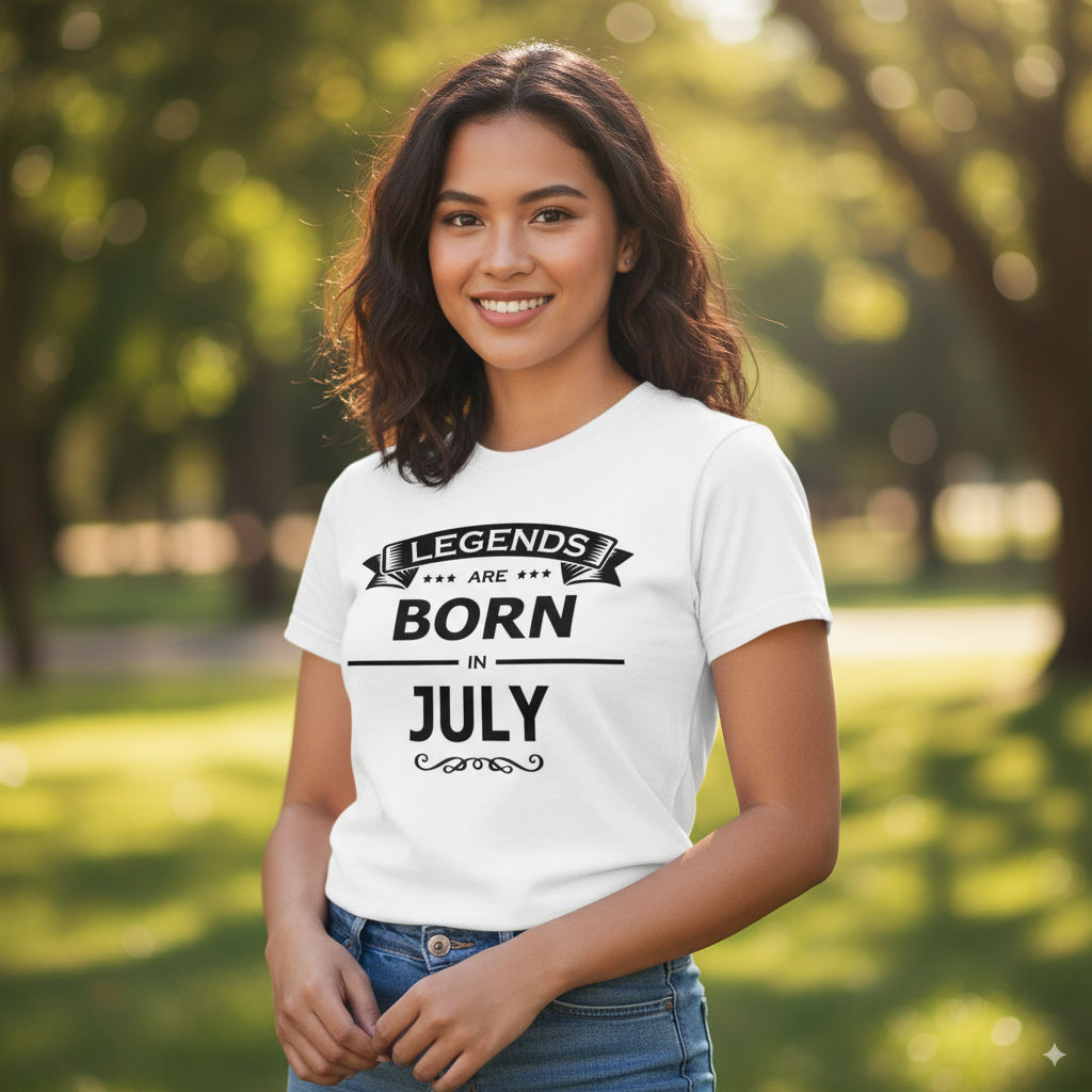 Legends Are Born in July - Design A