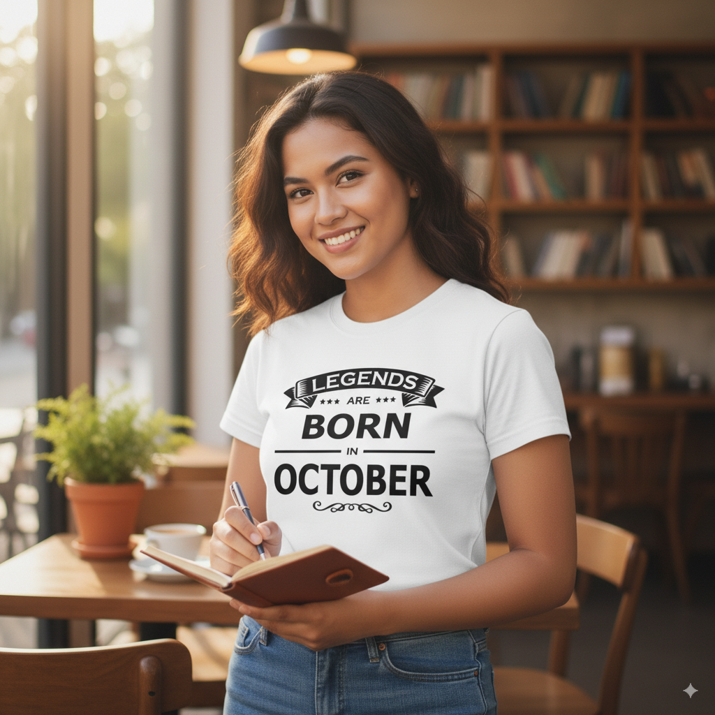 Legends Are Born in October- Design A