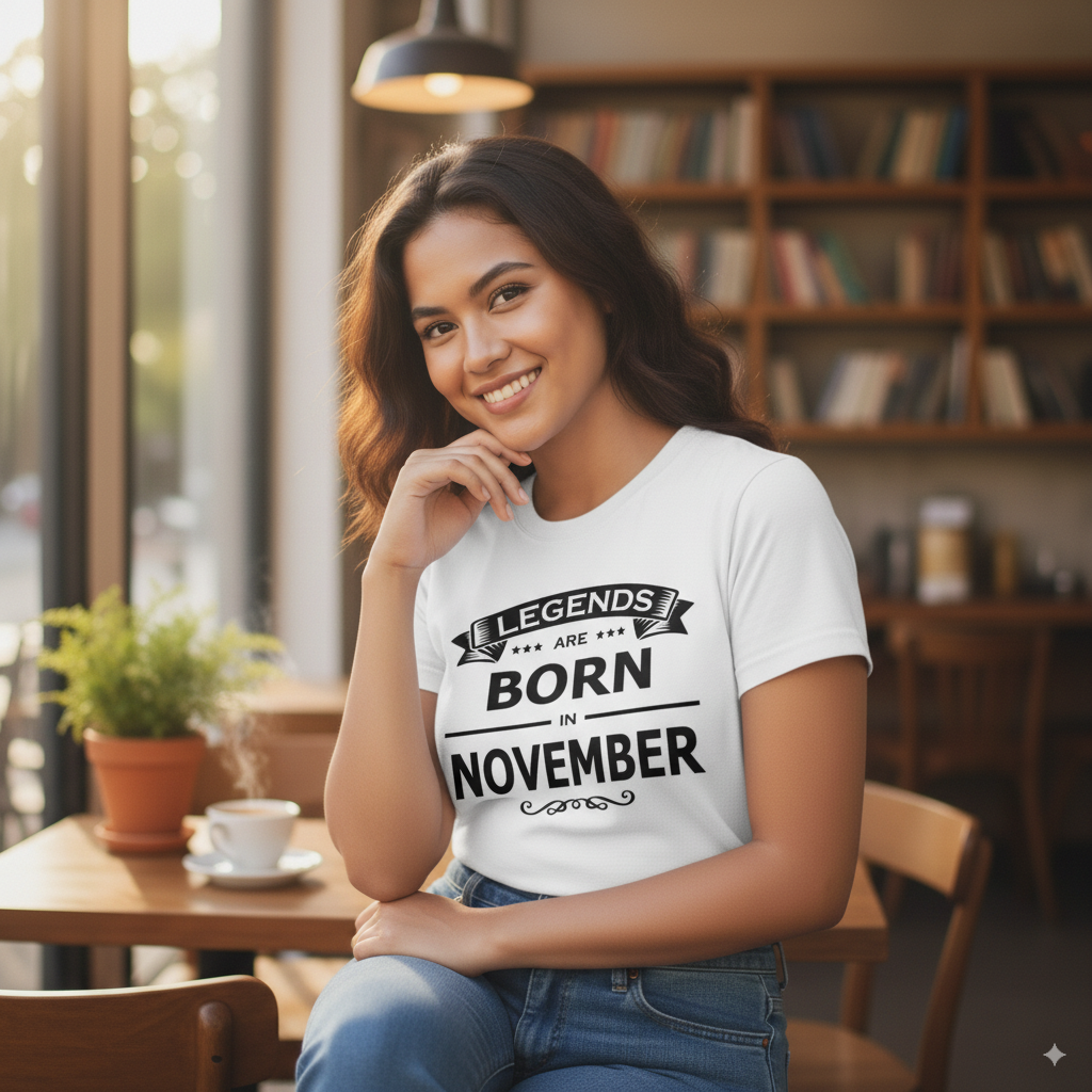 Legends Are Born in November- Design A