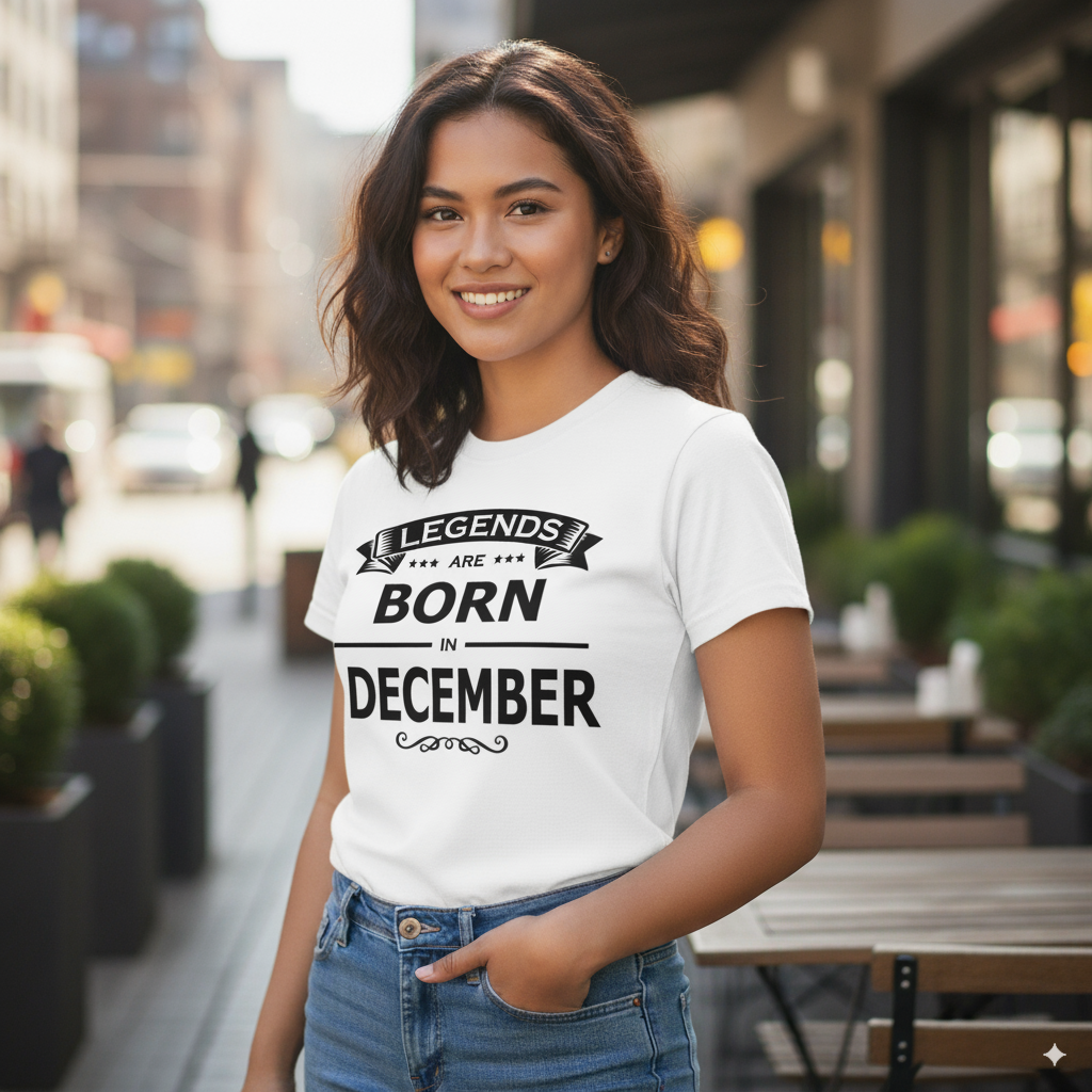 Legends Are Born in December- Design A