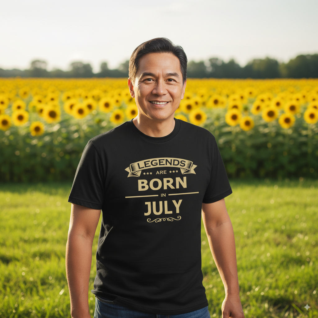 Legends Are Born in July - Design A