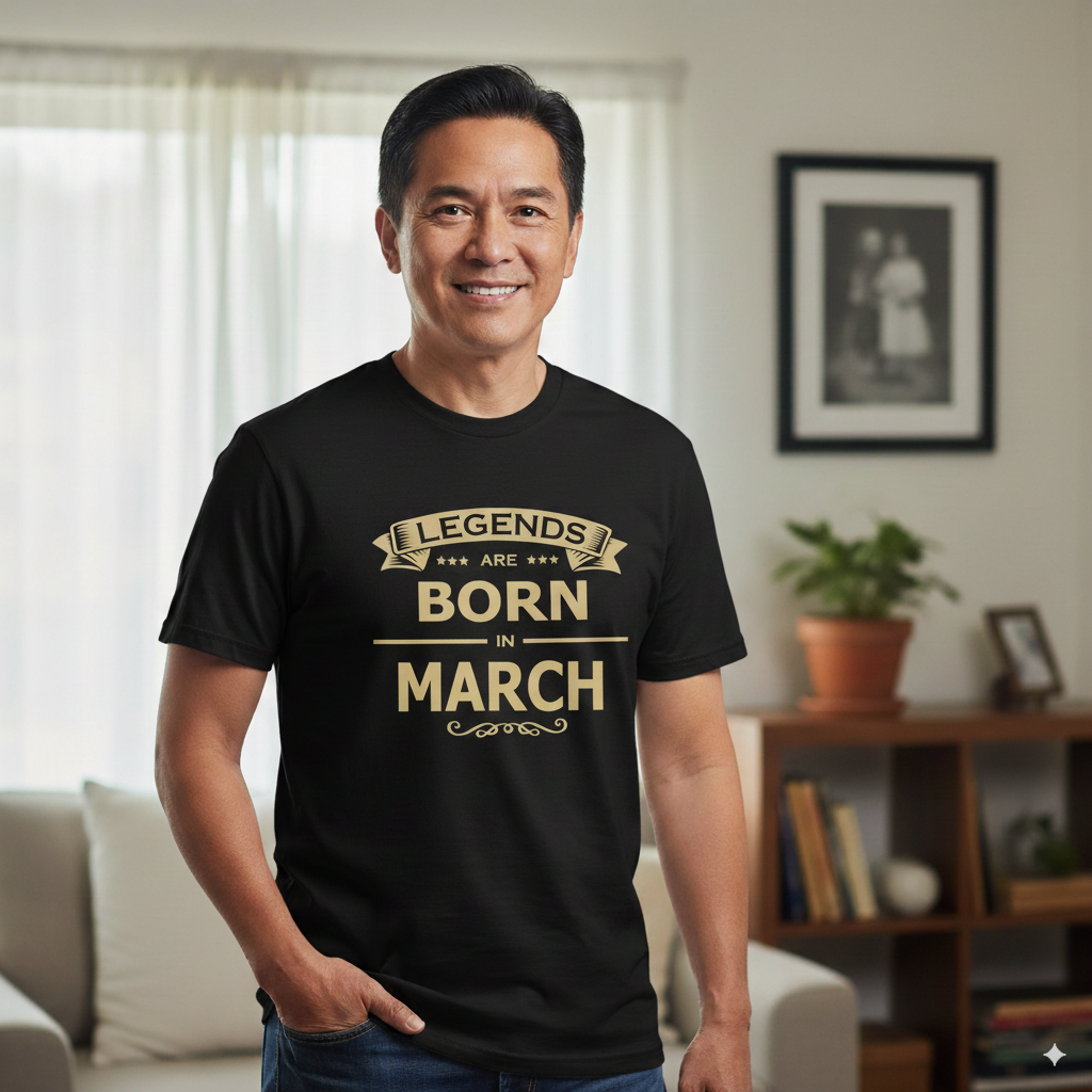 Legends Are Born in March - Design A