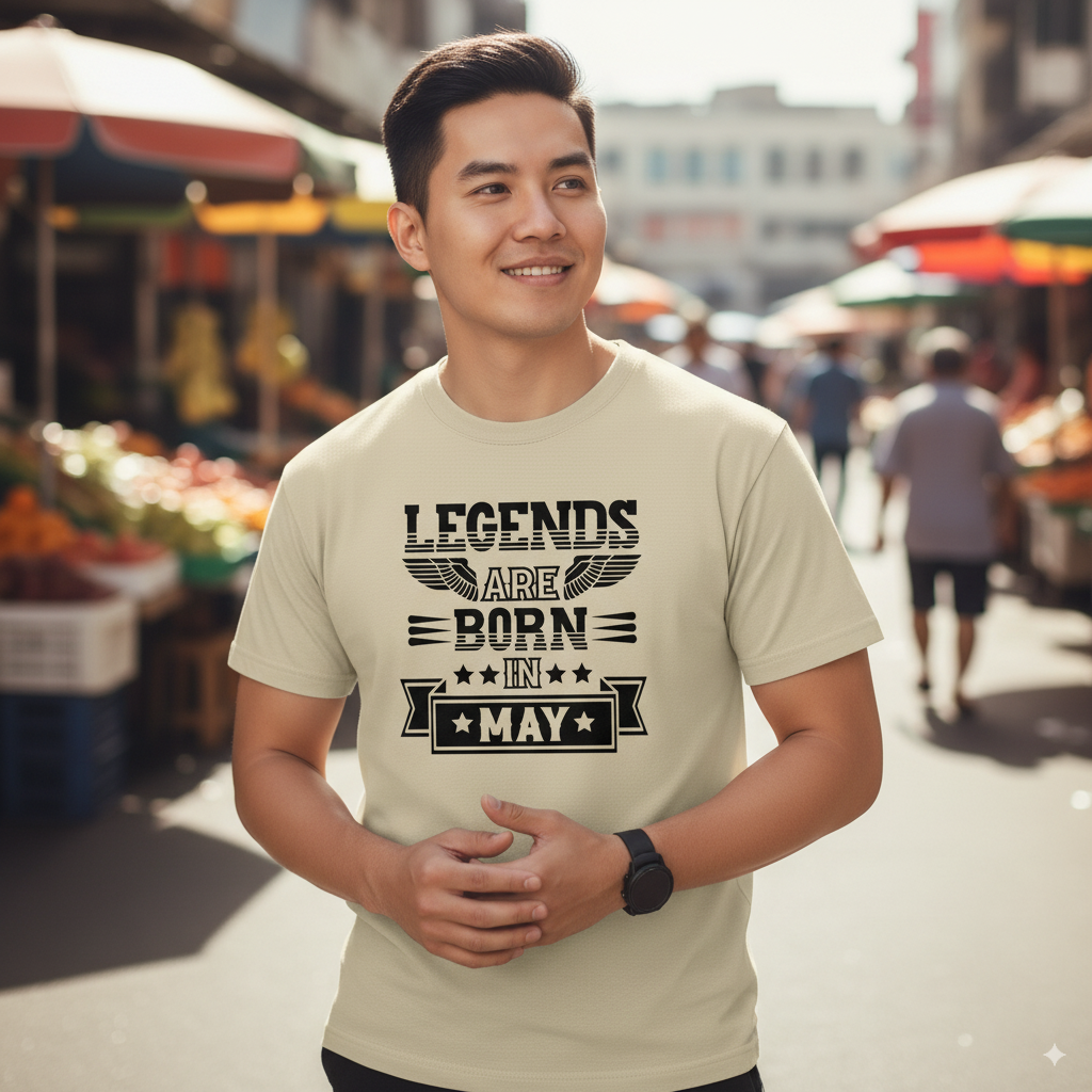 Legends Are Born in May - Design B