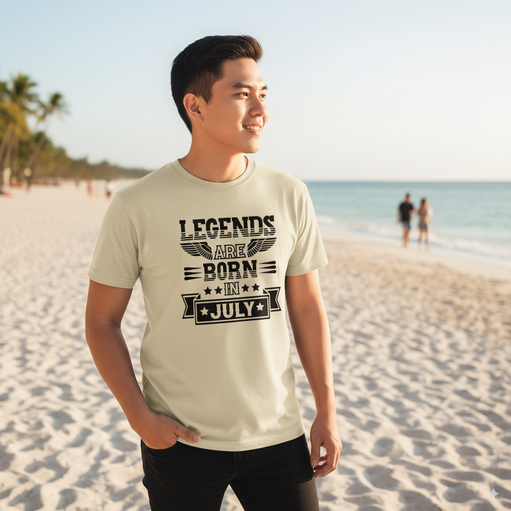 Legends Are Born in July - Design B