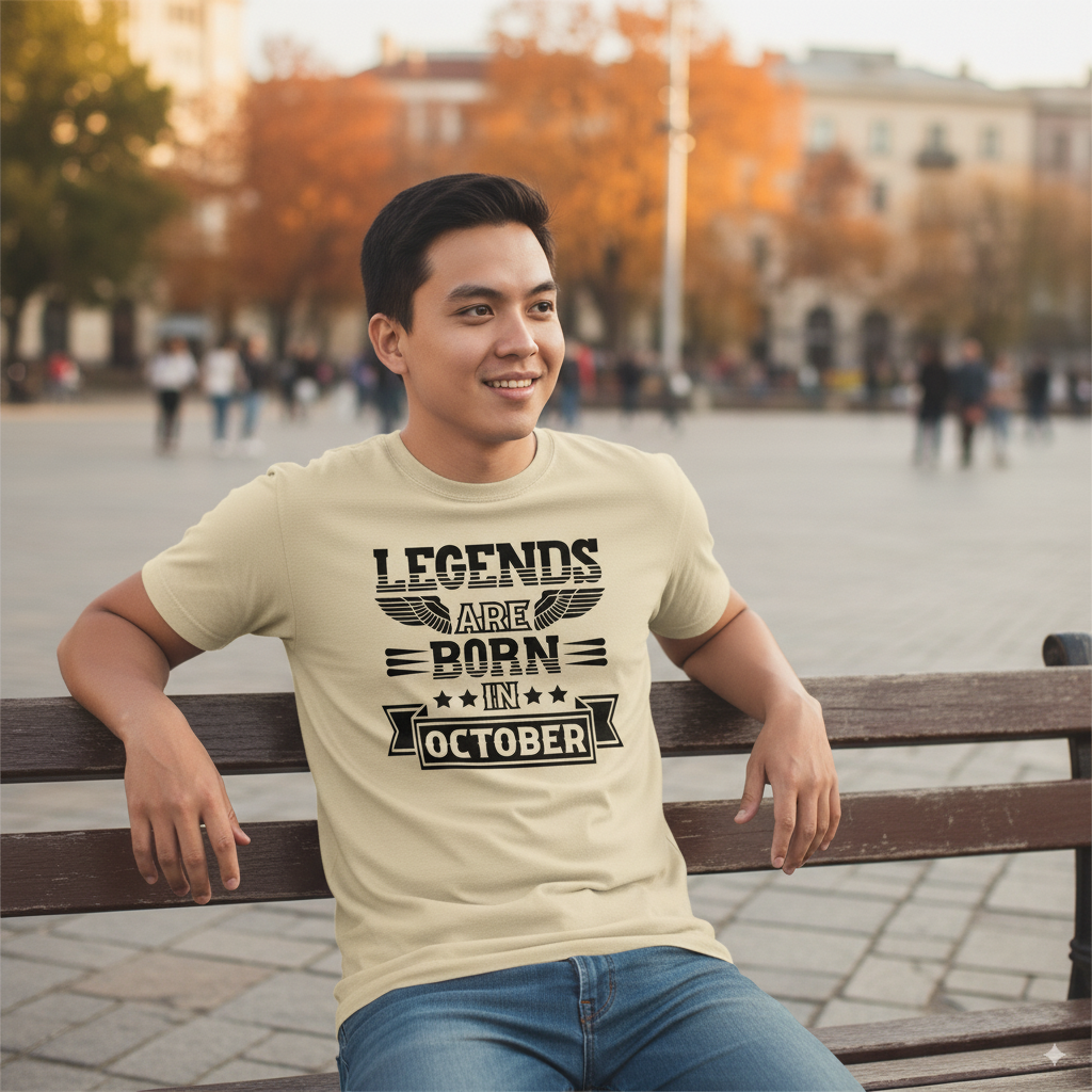 Legends Are Born in October- Design B