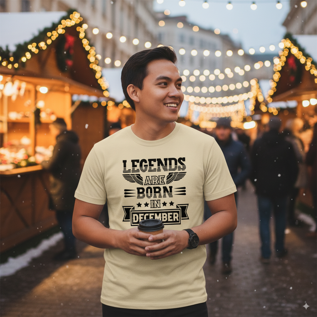 Legends Are Born in December- Design B
