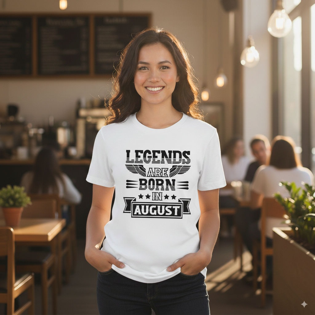 Legends Are Born in August - Design B