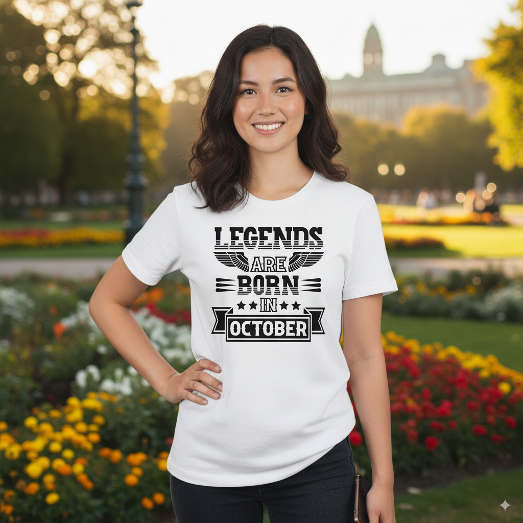 Legends Are Born in October- Design B