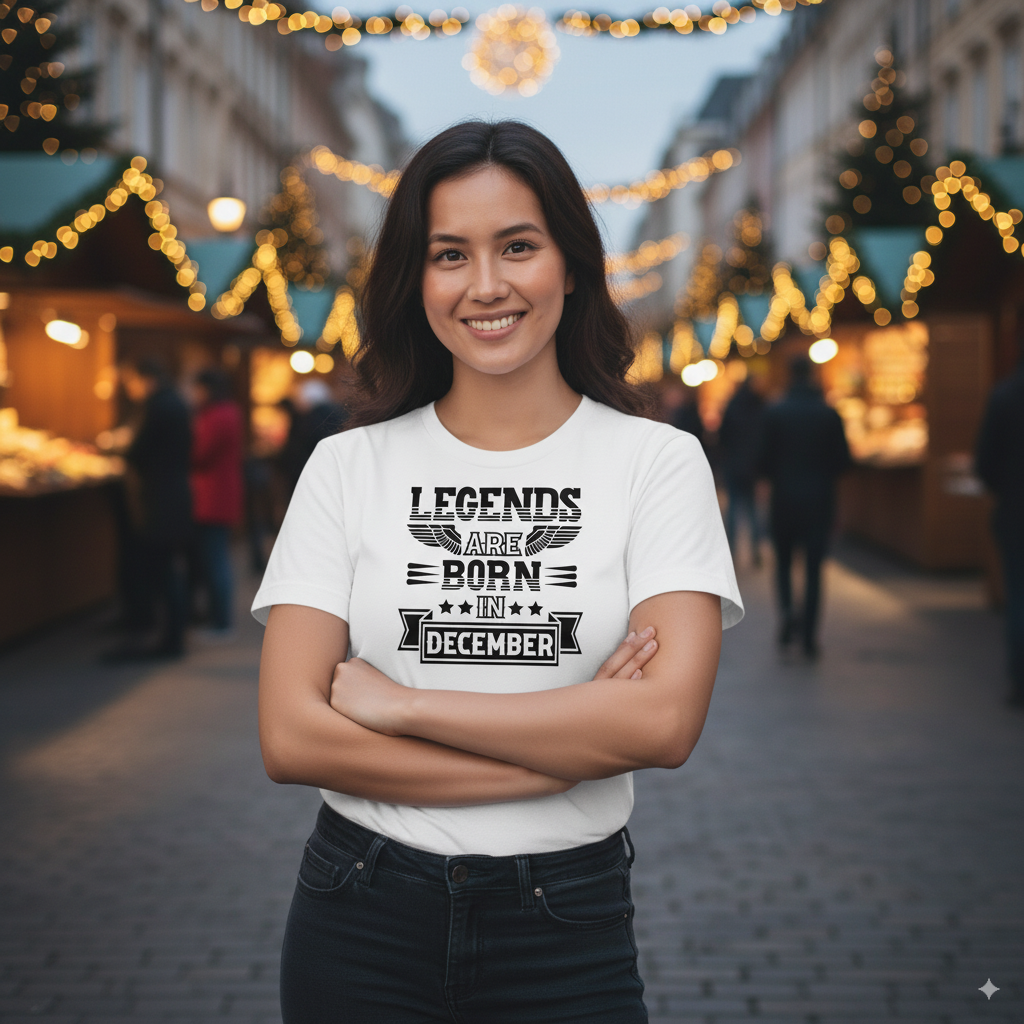 Legends Are Born in December- Design B