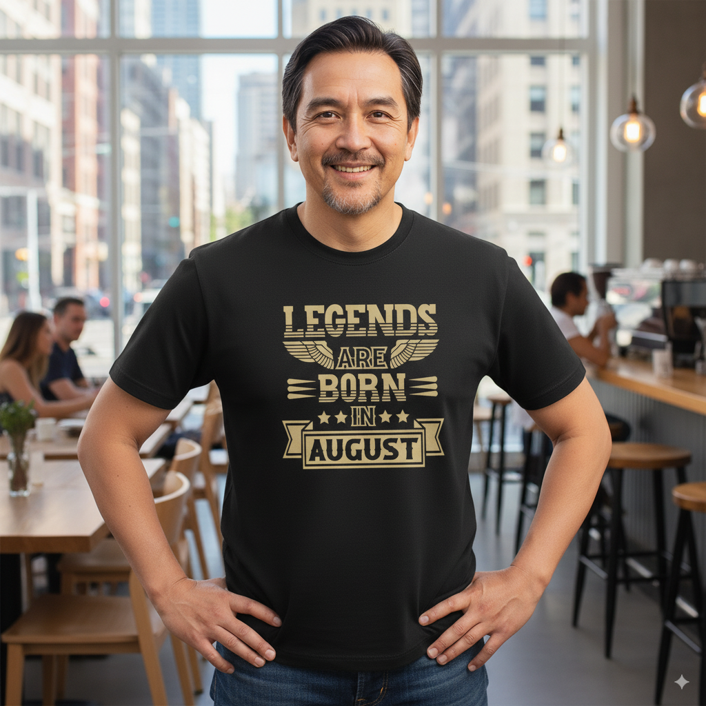Legends Are Born in August - Design B