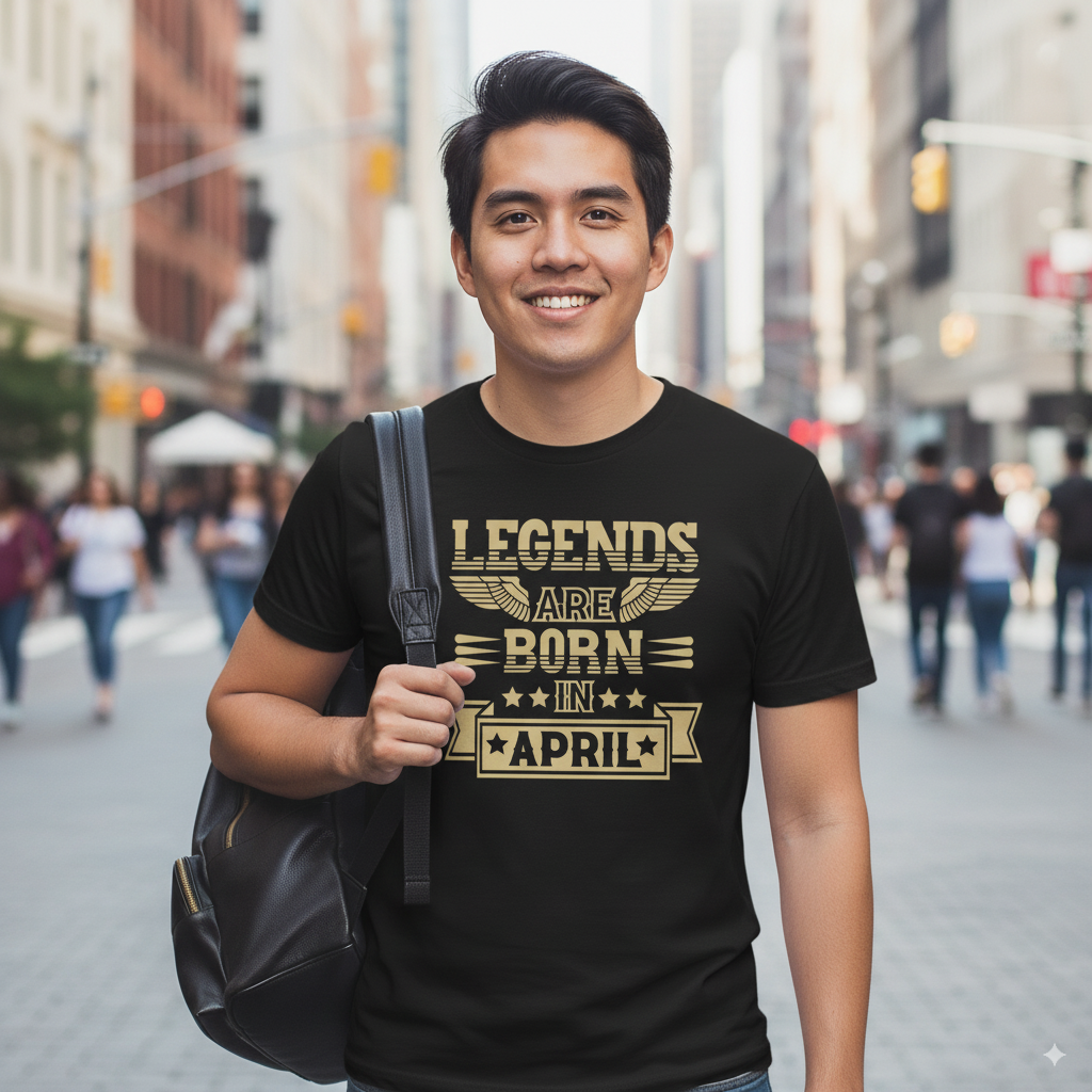 Legends Are Born in April - Design B
