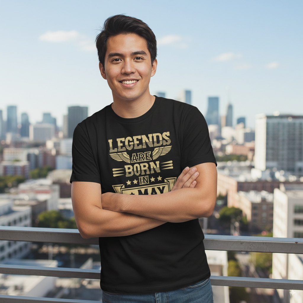 Legends Are Born in May - Design B