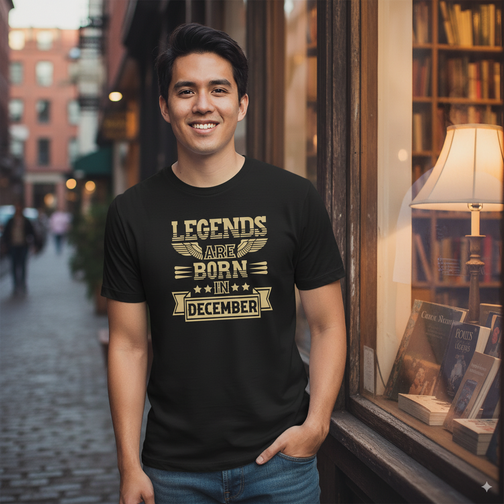 Legends Are Born in December- Design B