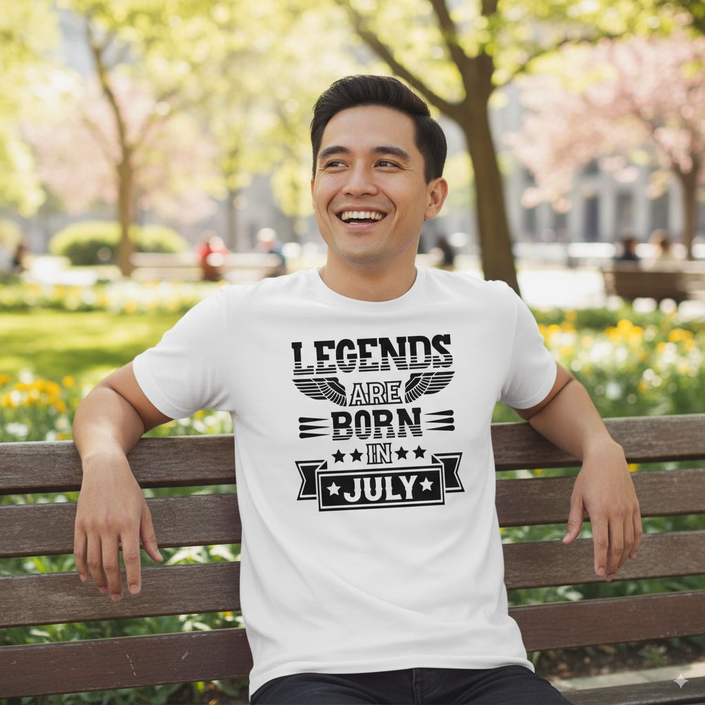 Legends Are Born in July - Design B