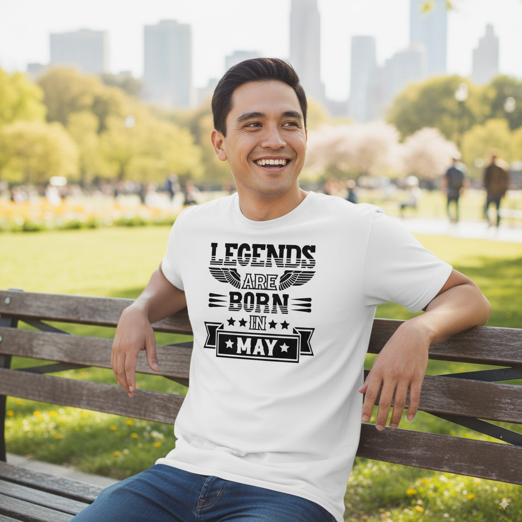 Legends Are Born in May - Design B