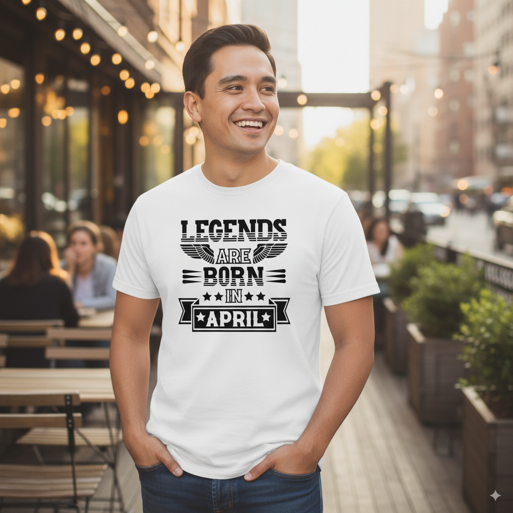 Legends Are Born in April - Design B