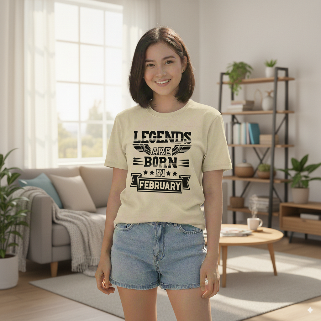 Legends Are Born in February - Design B