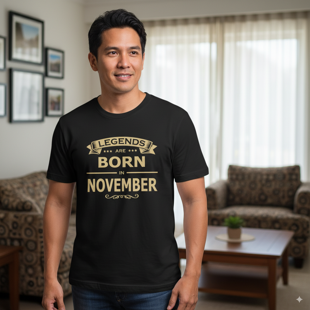 Legends Are Born in November- Design A