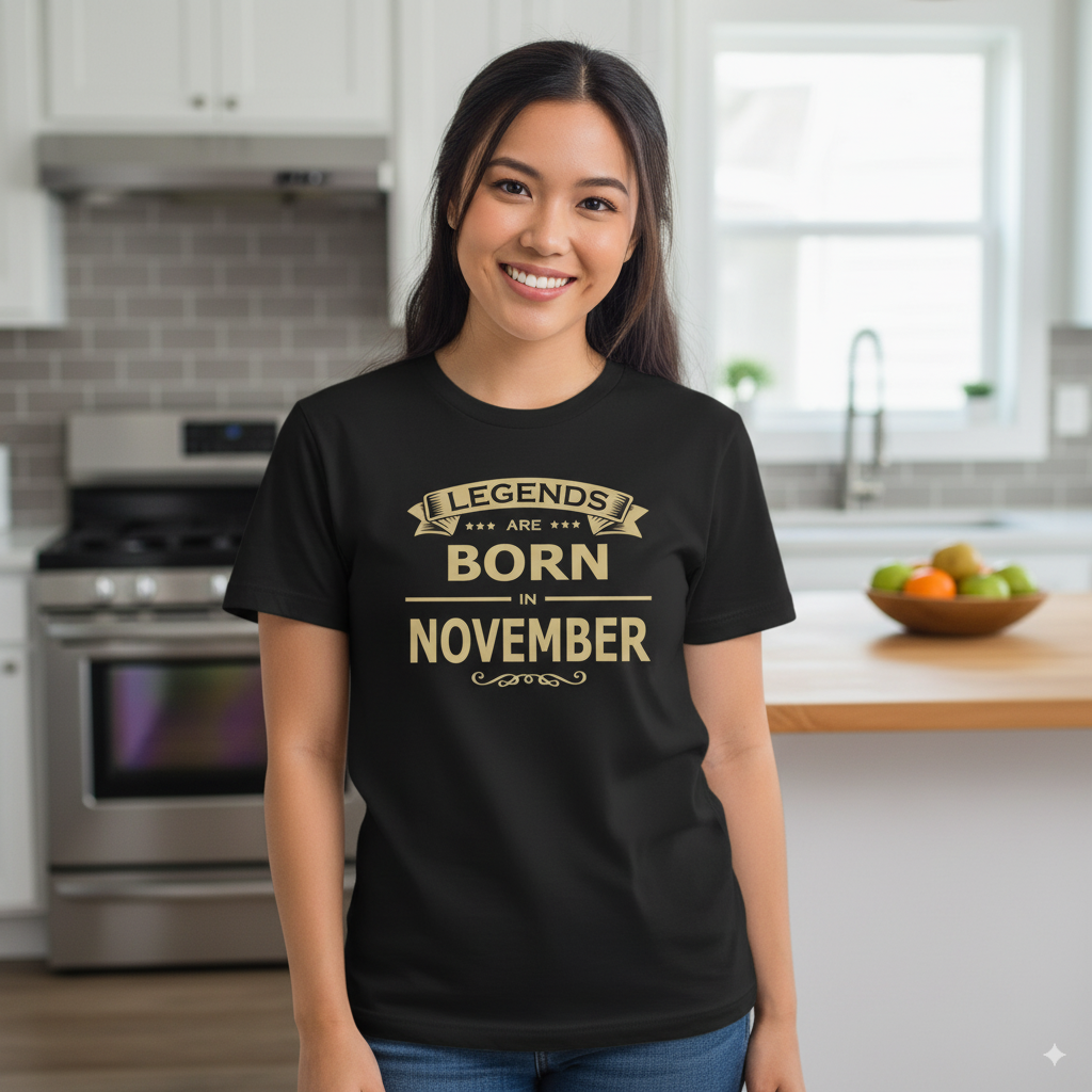 Legends Are Born in November- Design A
